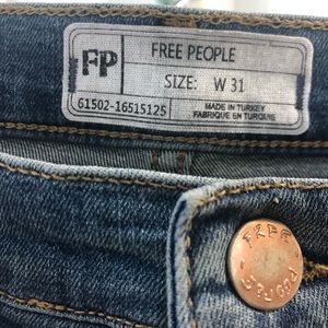 Free People distressed jeans
